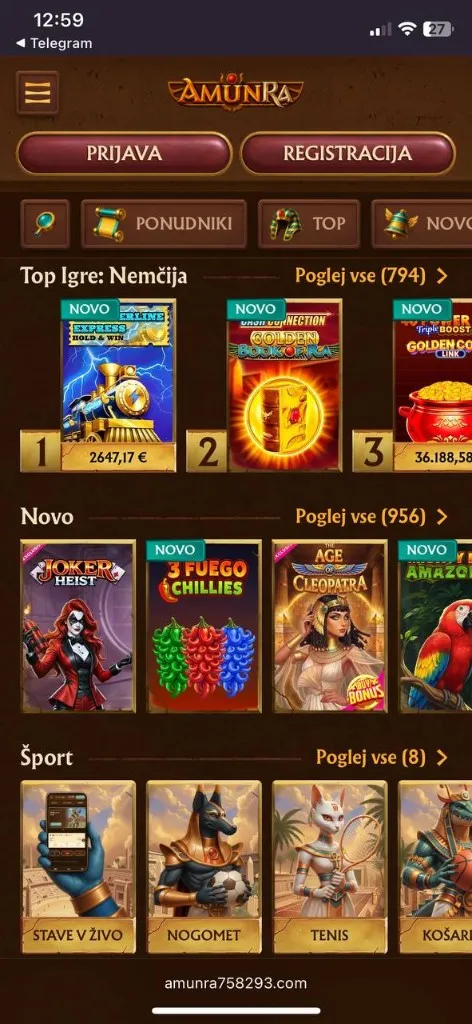 AmunRa mobilni pogled 3